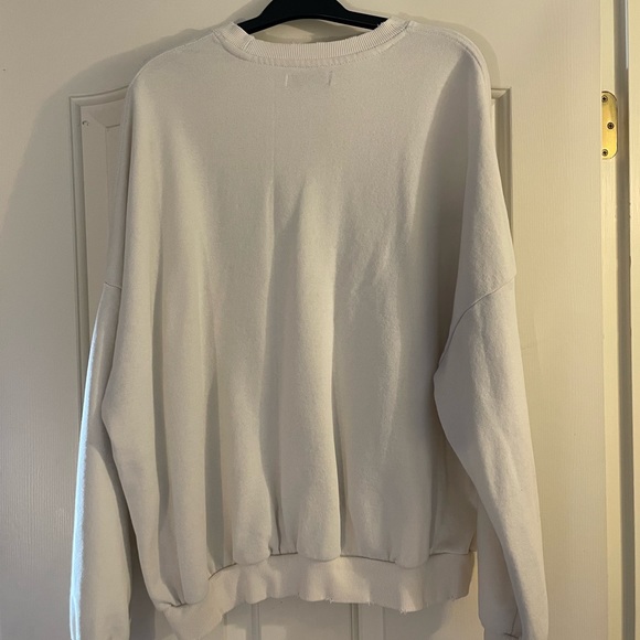 Bershka Beige Crewneck Sweatshirt - Picture 2 of 3